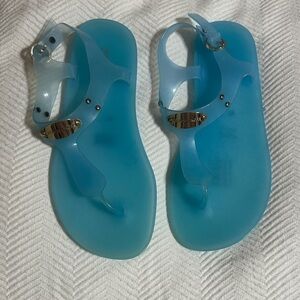 Michael Kors Translucent Blue Sandals